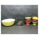 Glass Mikasa Harvest Bowl, Vtg Pyrex & More!