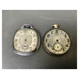 Antique Elgin & Waltham Art Deco Pocket Watches