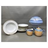 Vintage Lusterware Sugar Bow & Creamer
