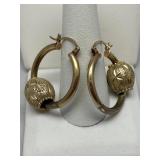 10k Gold Hoop Earrings