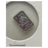1 Gram .999 Fine Silver Bar