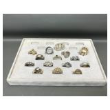 Liz Claiborne & More Costume Jewelry Rings