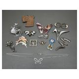 Vintage Costume Jewelry Brooches & Pins