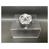 Mexican Sterling Silver Abstract Brooch Pin