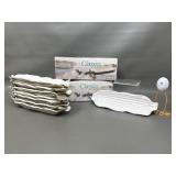 Vtg Signature Housewares Incorp. Corn Dishes&..