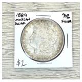 1889 Morgan Dollar 90% Silver Coin