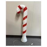 Vintage Blow Mold Light Up Candy Cane Decor