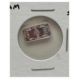 1 Gram .999 Fine Silver Bar