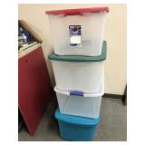 Sterilite Heavy Duty & Clear Totes