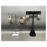 Fancy Sterling Silver Earrings