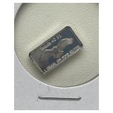 1 Gram .999 Fine Silver Bar