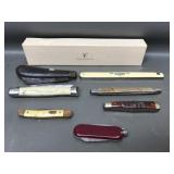 Antique & Vtg Pocket Knives Including Shur Snap