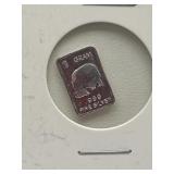 1 Gram .999 Fine Silver Bar