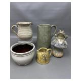 Vtg Italian Pottery Pitcher & More!