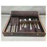 Vtg Nakens Tarnish Resistant Silverware Chest