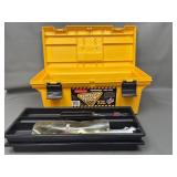 Rubbermaid Roughneck Tool Box with tools