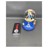 Hallmark Disney 100 Yrs Snow Globe & Minnie Watch