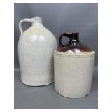 Antique Stoneware Pottery Jugs