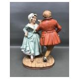 Gorham 1981 Rockwell Figurine Christmas Dancers