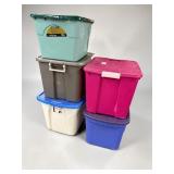 Various Storage Containers W Lids