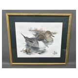 Framed & Signed Larry Hayden Waterfowl Print