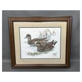 Framed & Signed Larry Hayden Waterfowl Print
