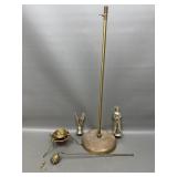 Vintage Brass Candle Snuffer & More Brass & Metal