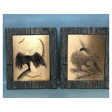 Vintage Century Etchings Copper Art Kirtland's
