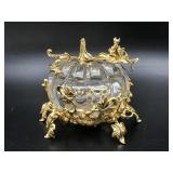 Vintage Franklin Mint Cinderella Glass Pumpkin