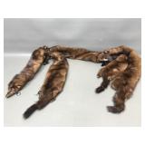Vtg Mink Fur Stole 1940s J.l. Hudson Detroit