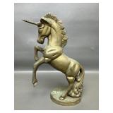 Vintage Solid Brass Unicorn Figurine