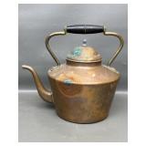 Vintage Copper Tea Kettle 19th Century