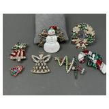 Christmas Costume Brooches