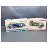 Vtg Hubley Duesenberg & Phaeon Metal Model Kits