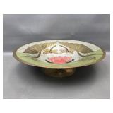 Vintage Brass Enamel Brass Closisonne Dragonfly