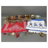 Vtg Mid-century Modern Artex Tablecloth Dutch &