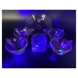 Glowing Depression Glass Tea Cups + More