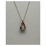 10k Gold & Gemstone Necklace