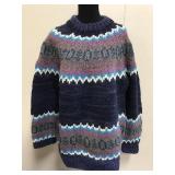 Vtg Nuva Huasi Ecudor Hand Knit Wool Sweater