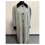Vintage Wool & Velvet Union Made Coat