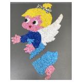 60s/70s Cute Angel Popcorn Art