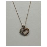 10k Gold & Diamond Necklace
