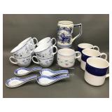 Vintage Italian Mugs, Delft, Laura Ashley & More