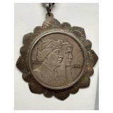 .900 Silver Iraqi Coin & Chain