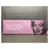 Marlylin Monroe Canvas Print Quote & More