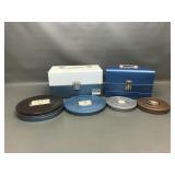 Vtg 8mm Film Reel & Container & More