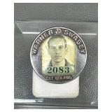 Warner & Swasey Antique Work Employee Badge