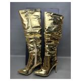 Inc International Concepts Iyonna Gold Boots