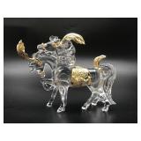 Vintage Franklin Mint Cinderella Crystal Horses