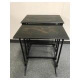 Vtg Asian Style Nesting Tables
